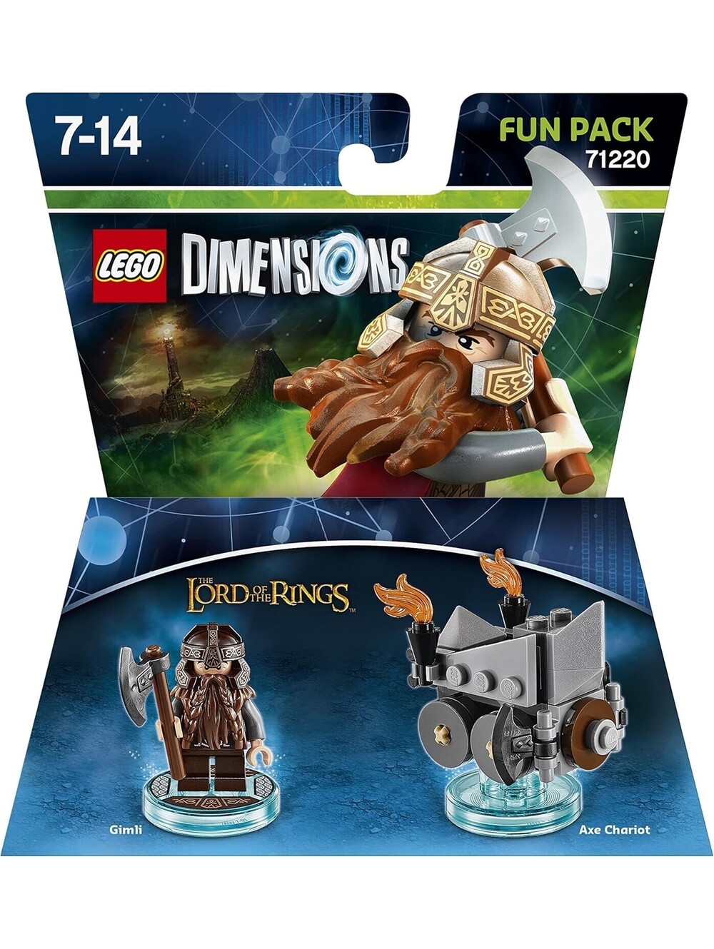 LEGO Dimensions 71209 Gimli Fun Pack - Lord of the Rings - NEW Sealed Retired